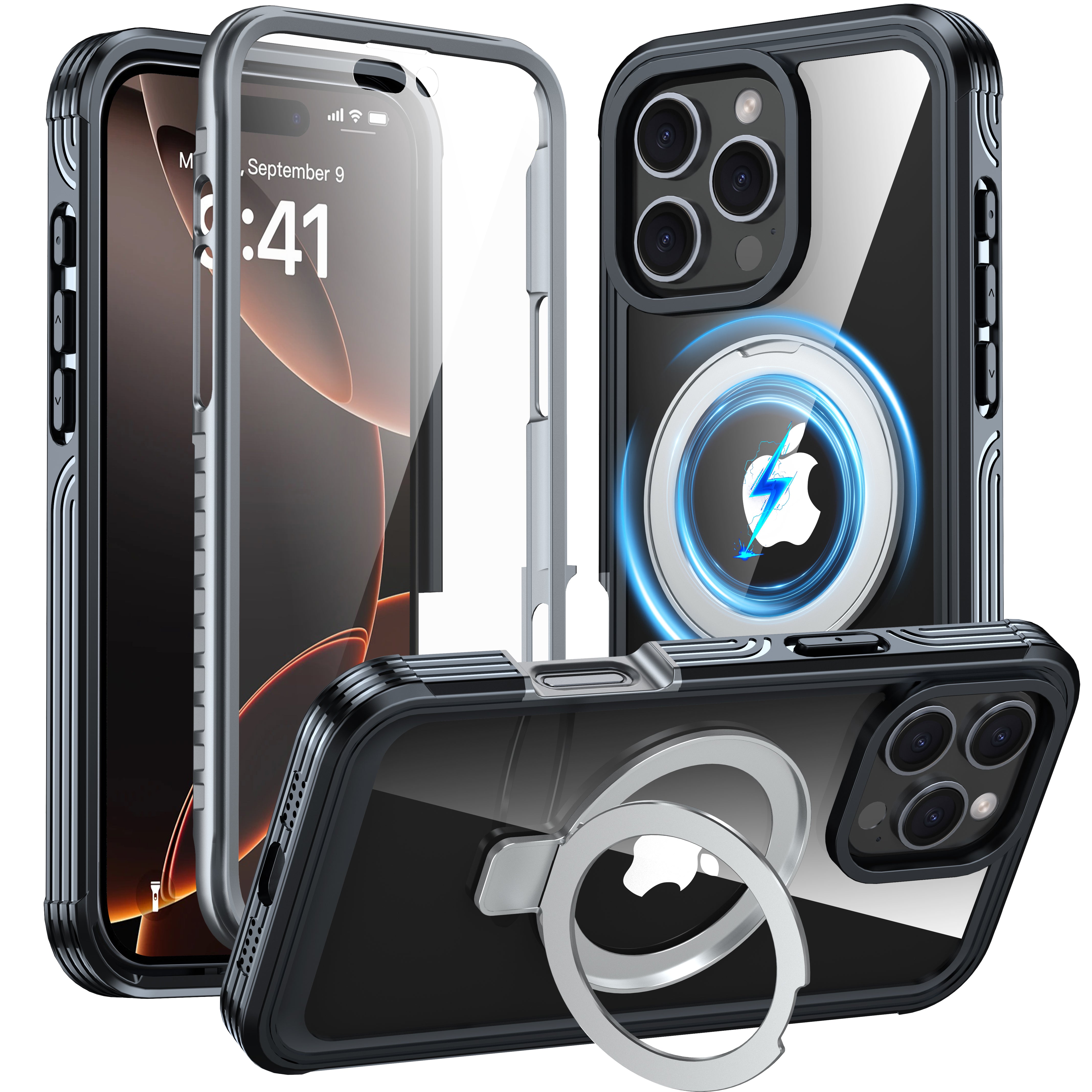 GUSTAVE | Magnetic Stand for iPhone 16 Pro Max Case