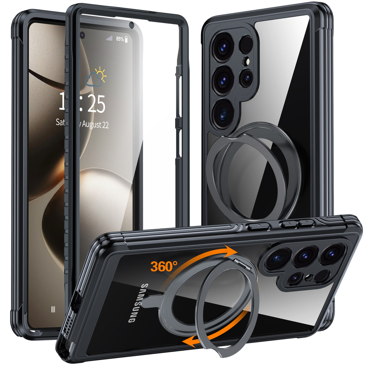 GUSTAVE | Magnetic stand for Samsung Galaxy S25 Series Case