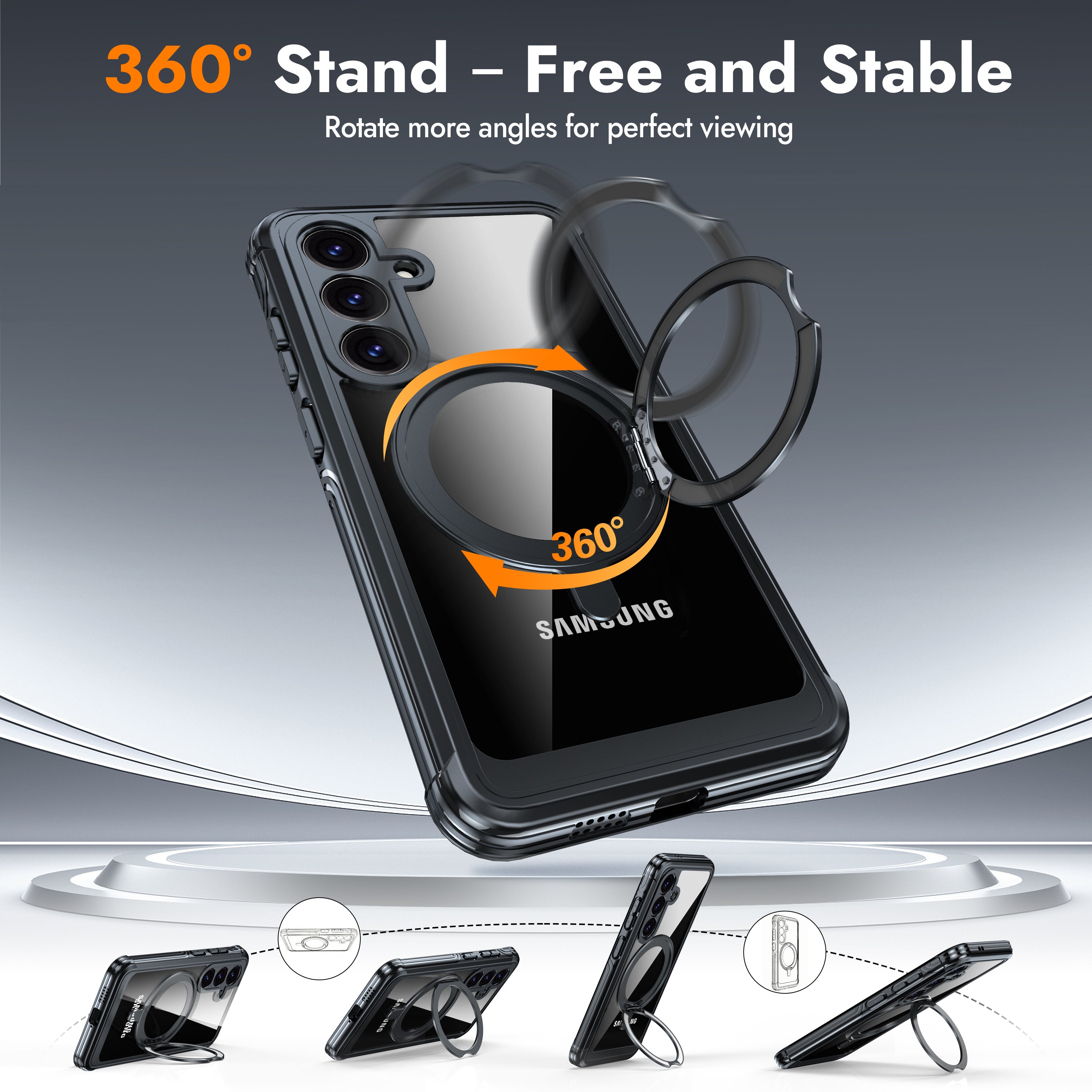 GUSTAVE | Magnetic stand for Samsung Galaxy S25+ Case