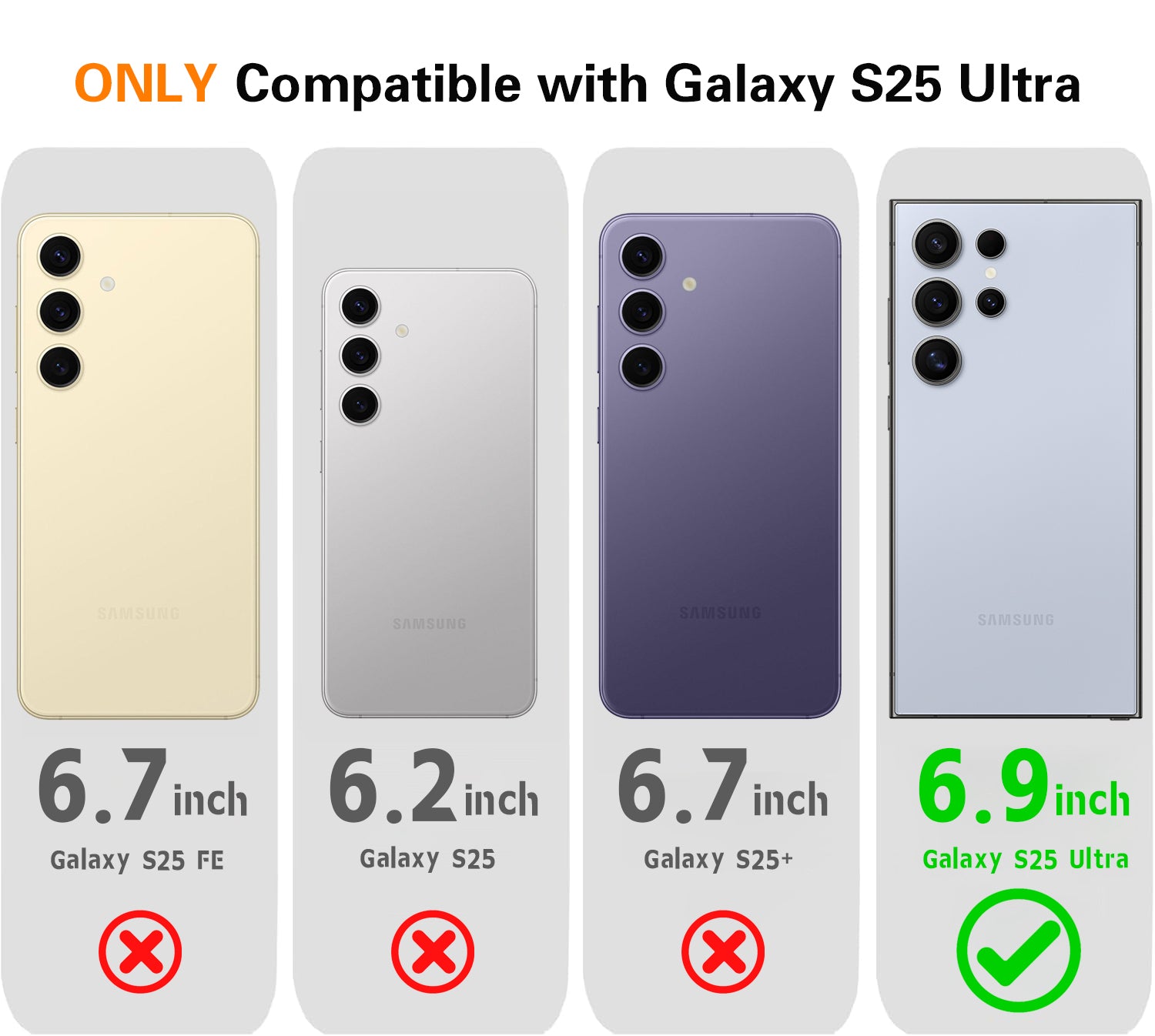 GUSTAVE | Magnetic stand for Samsung Galaxy S25 Series Case